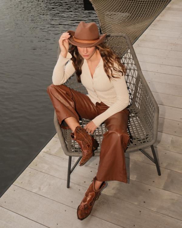 COWGIRL WOOL BROWN